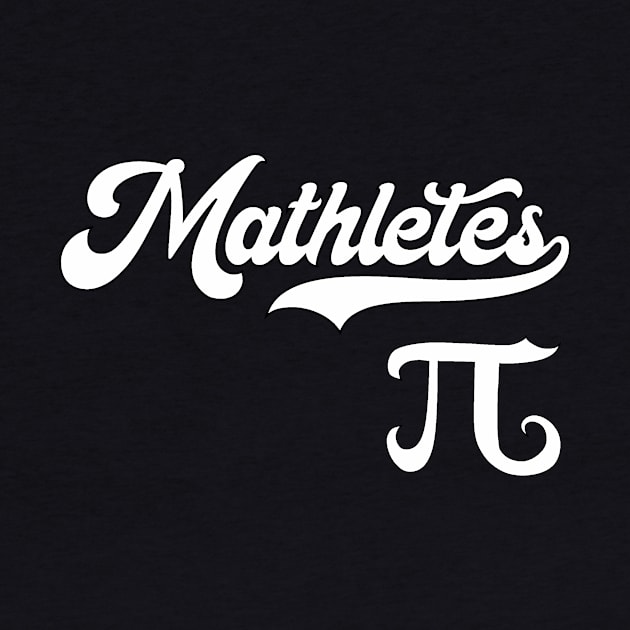 Mathletes Team Retro Baseball Style Pi by Lyrical Parser